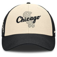 Chicago White Sox Statement Club Performance Adjustable Hat Black/Natural | Nike