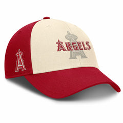 Los Angeles Angels Statement Club Performance Adjustable Hat Red/Natural | Nike