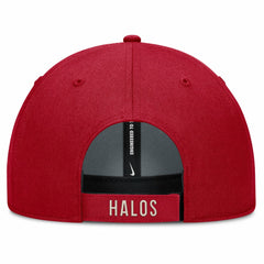 Los Angeles Angels Statement Club Performance Adjustable Hat Red/Natural | Nike