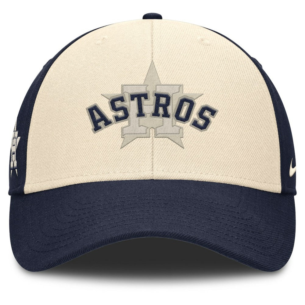 Houston Astros Statement Club Performance Adjustable Hat Navy/Natural | Nike