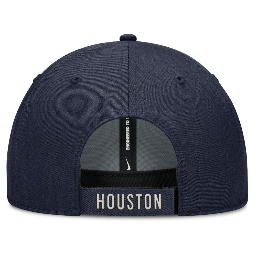 Houston Astros Statement Club Performance Adjustable Hat Navy/Natural | Nike