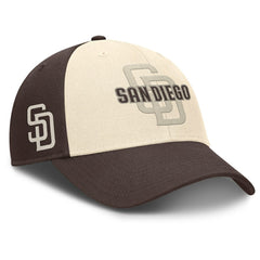 San Diego Padres Statement Club Performance Adjustable Hat Brown/Natural | Nike