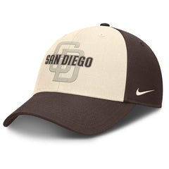 San Diego Padres Statement Club Performance Adjustable Hat Brown/Natural | Nike