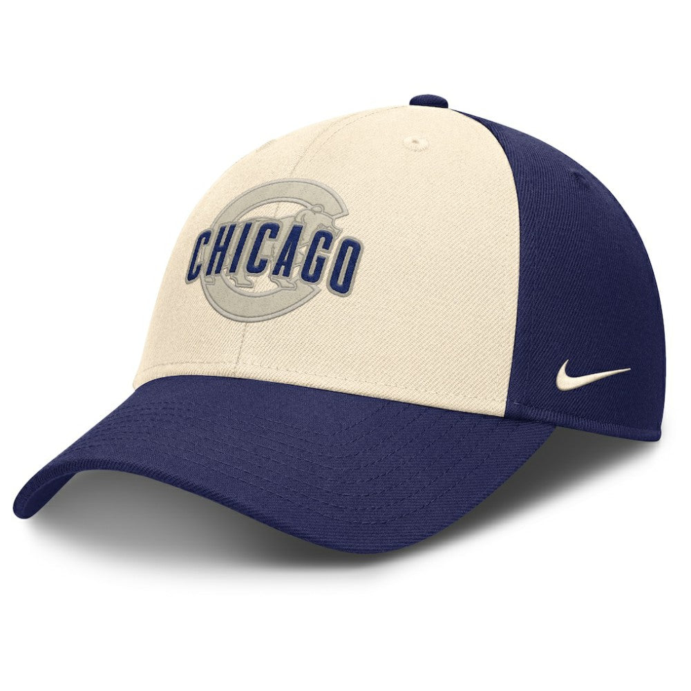 Chicago Cubs Statement Club Performance Adjustable Hat Royal/Natural | Nike