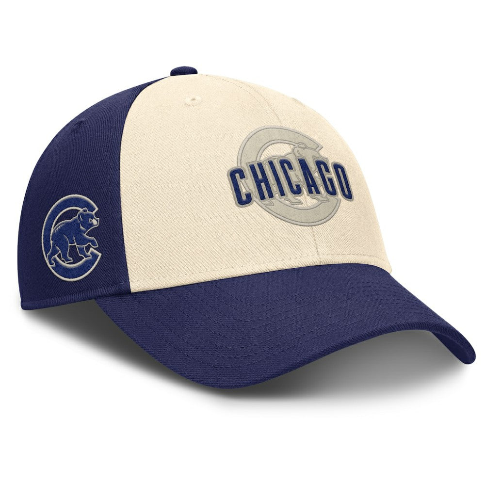 Chicago Cubs Statement Club Performance Adjustable Hat Royal/Natural | Nike