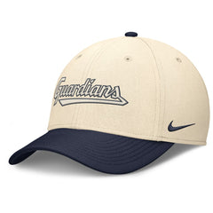 Cleveland Guardians Statement Rise Performance Flex Hat Natural/Navy | Nike