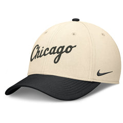 Chicago White Sox Statement Rise Performance Flex Hat Natural/Black | Nike
