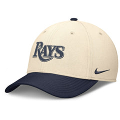 Tampa Bay Rays Statement Rise Performance Flex Hat Natural/Navy | Nike