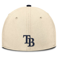 Tampa Bay Rays Statement Rise Performance Flex Hat Natural/Navy | Nike