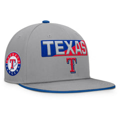 Texas Rangers Punchout Snapback Hat Gray