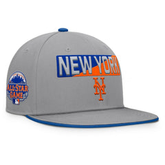 New York Mets Punchout Snapback Hat Gray