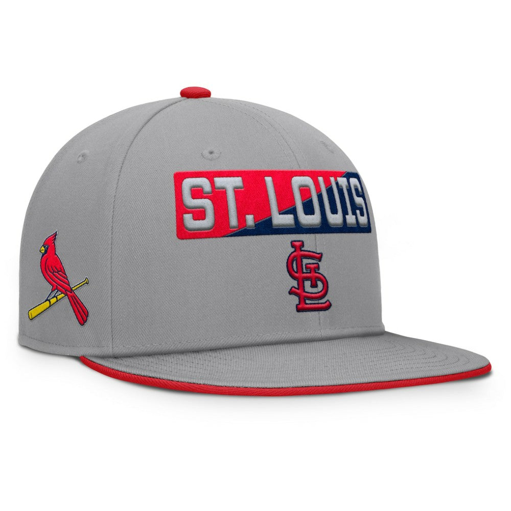 St. Louis Cardinals Punchout Snapback Hat Gray