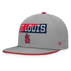 St. Louis Cardinals Punchout Snapback Hat Gray