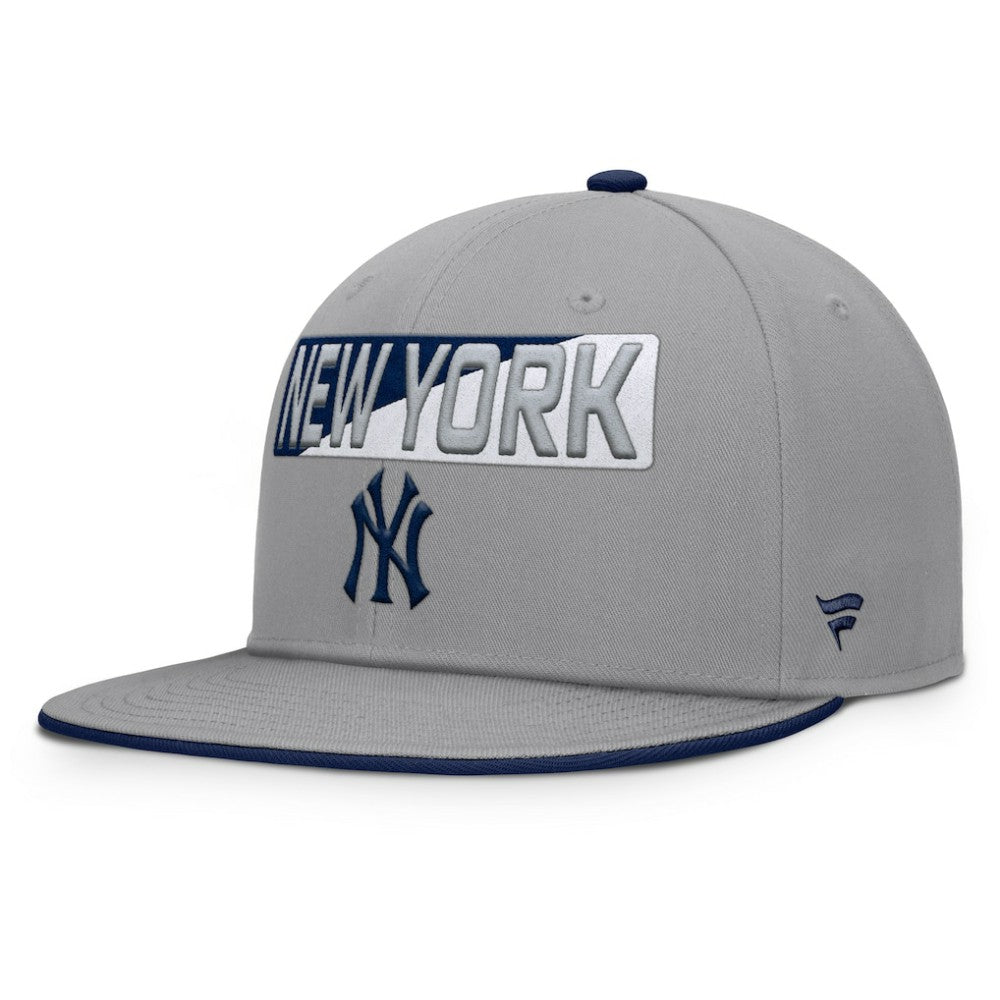 New York Yankees Punchout Snapback Hat Gray