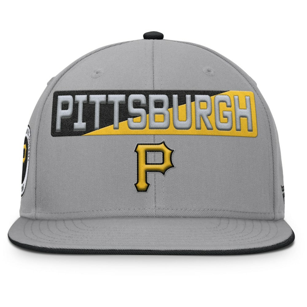 Pittsburgh Pirates Punchout Snapback Hat Gray