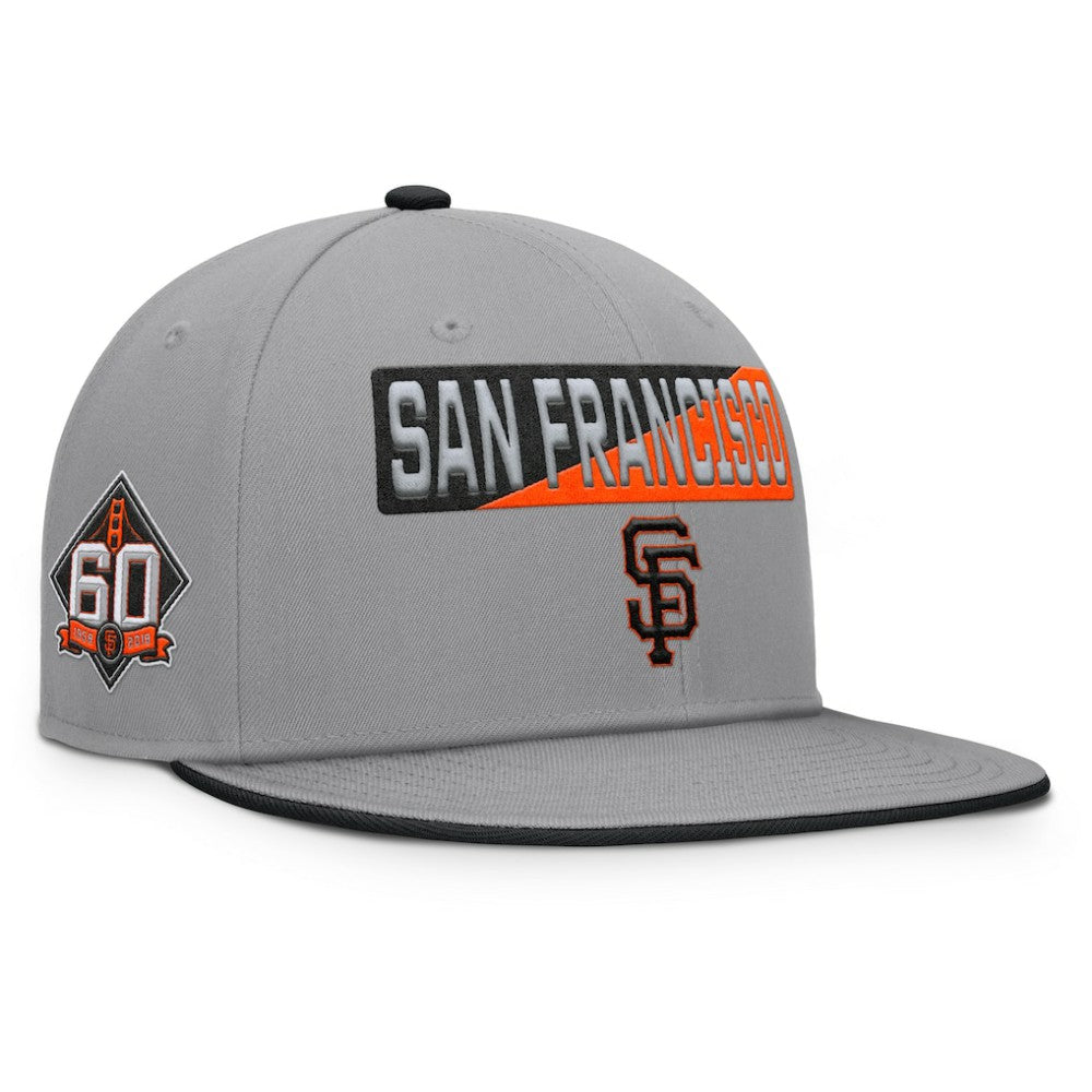 San Francisco Giants Punchout Snapback Hat Gray