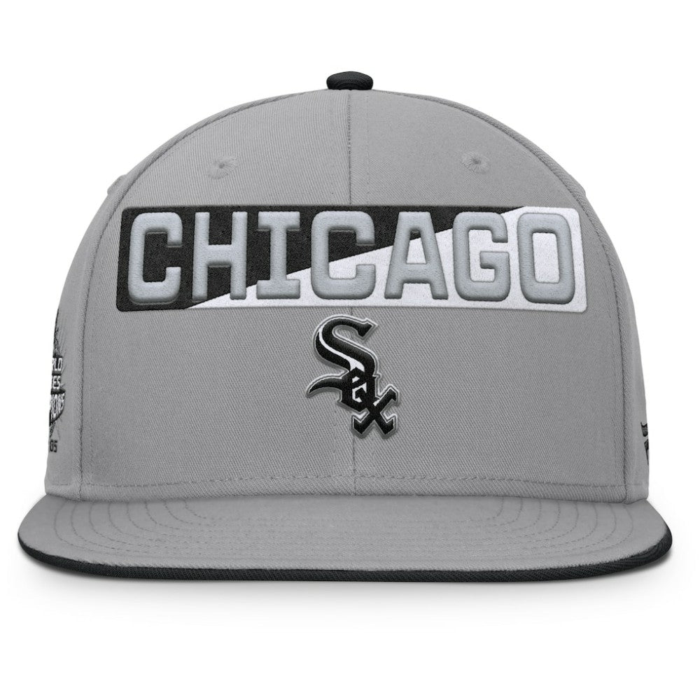 Chicago White Sox Punchout Snapback Hat Gray