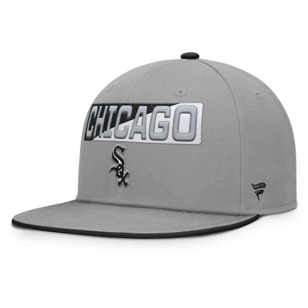 Chicago White Sox Punchout Snapback Hat Gray