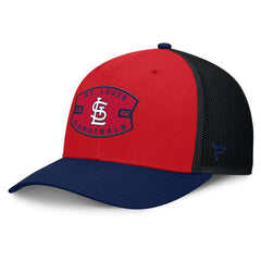 St. Louis Cardinals Cutoff Adjustable Trucker Hat Red/Navy