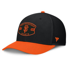 San Francisco Giants Cutoff Adjustable Trucker Hat Black/Orange