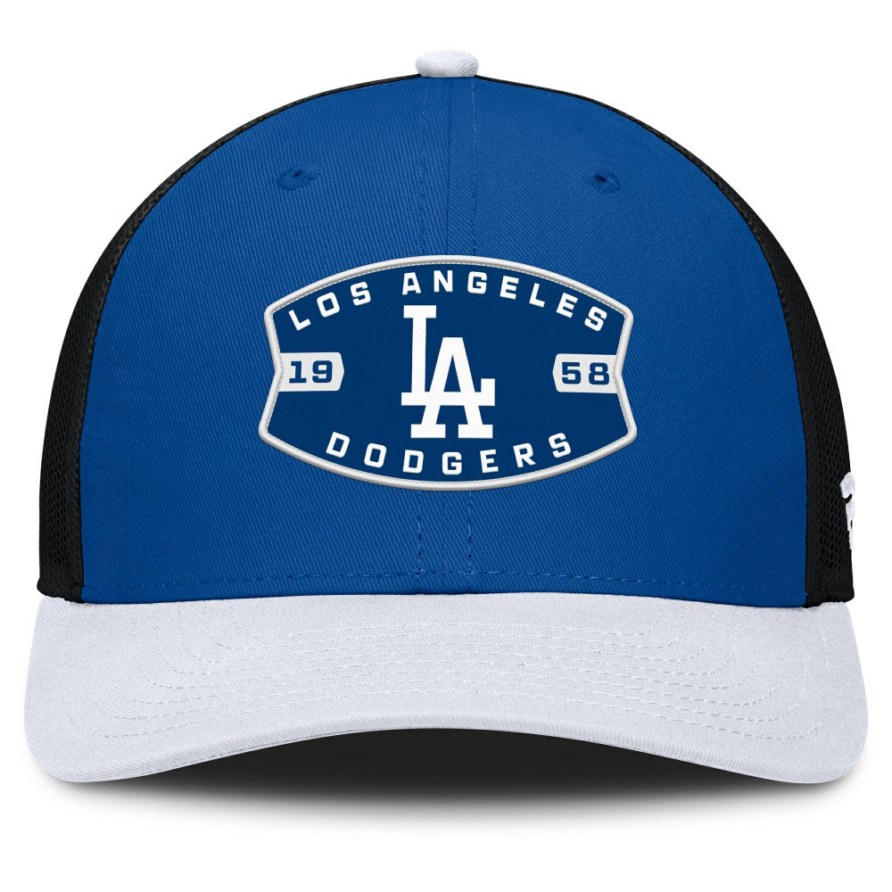 Los Angeles Dodgers Cutoff Adjustable Trucker Hat Royal/White