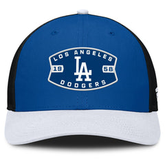 Los Angeles Dodgers Cutoff Adjustable Trucker Hat Royal/White