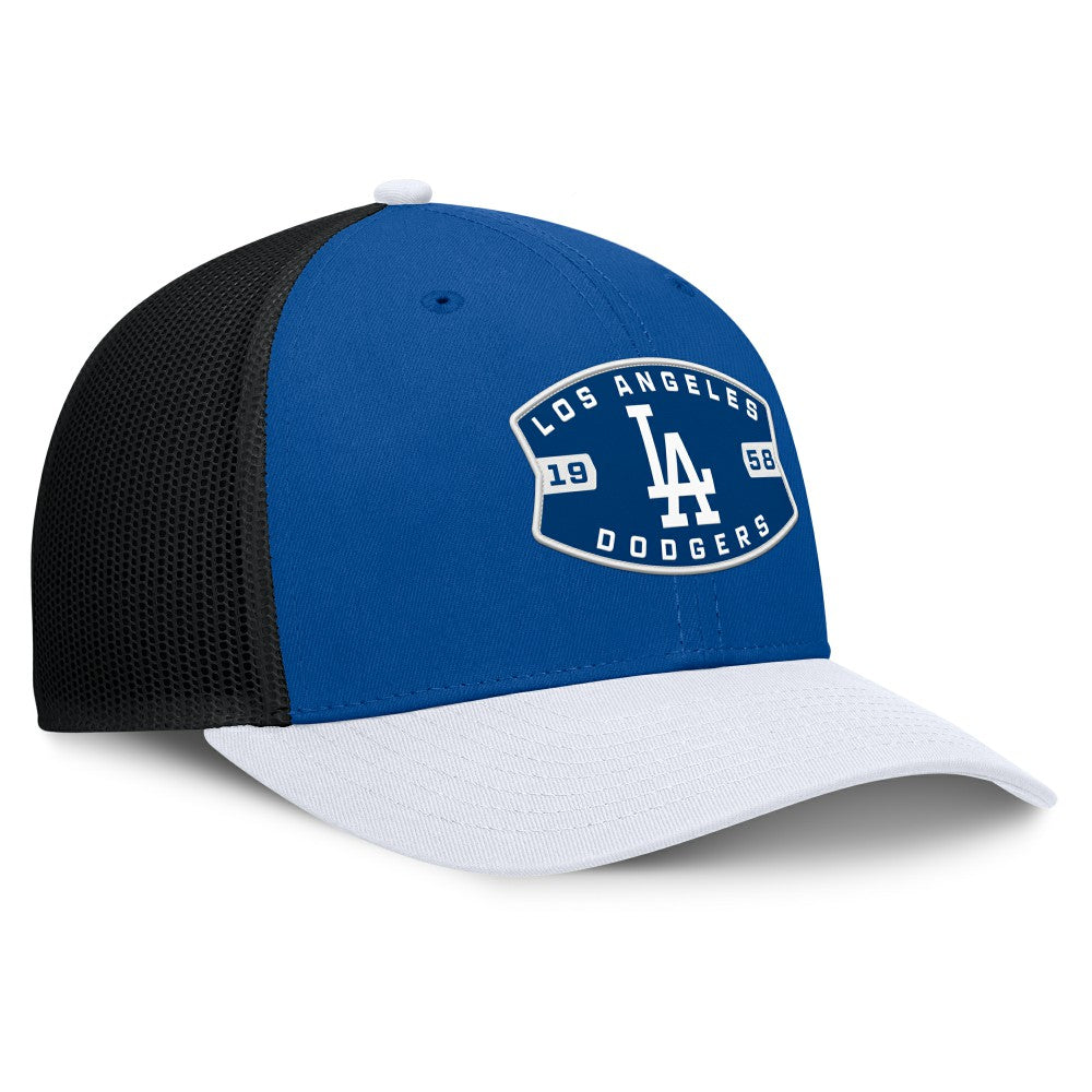 Los Angeles Dodgers Cutoff Adjustable Trucker Hat Royal/White