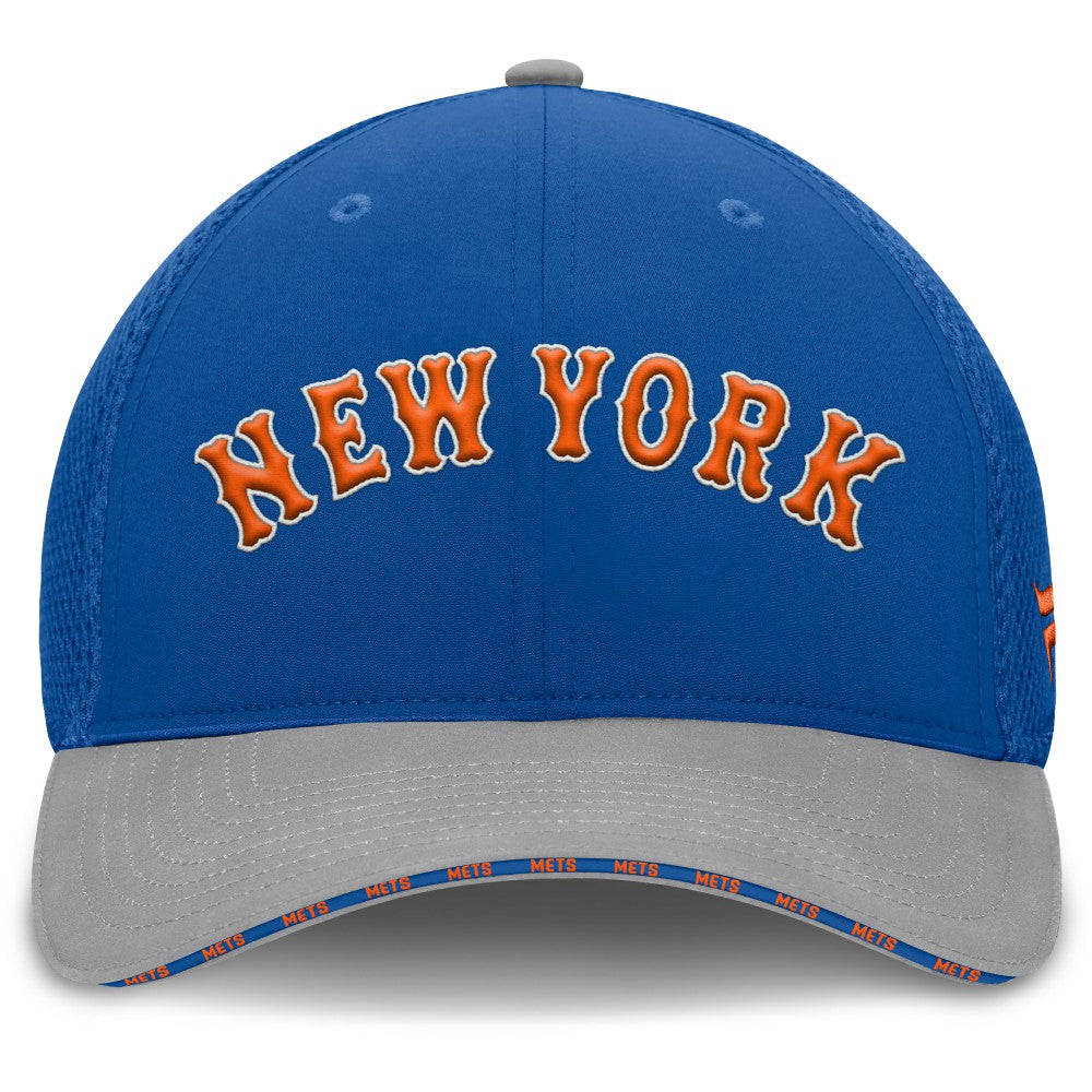 New York Mets Pennant Flex Hat Royal/Gray