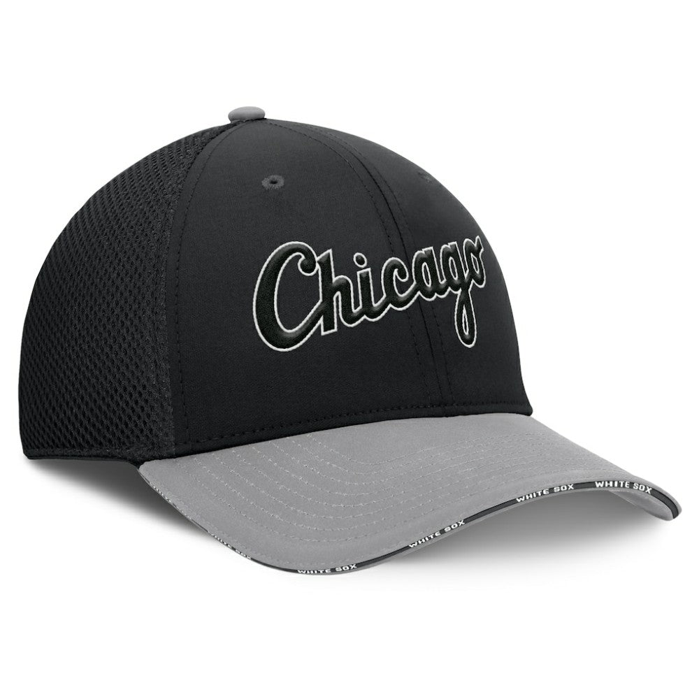 Chicago White Sox Pennant Flex Hat Black/Gray