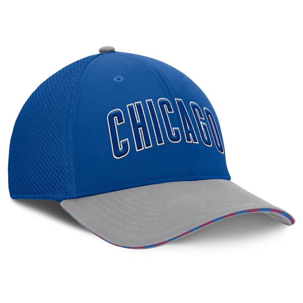 Chicago Cubs Pennant Flex Hat Royal/Gray