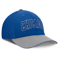 Chicago Cubs Pennant Flex Hat Royal/Gray