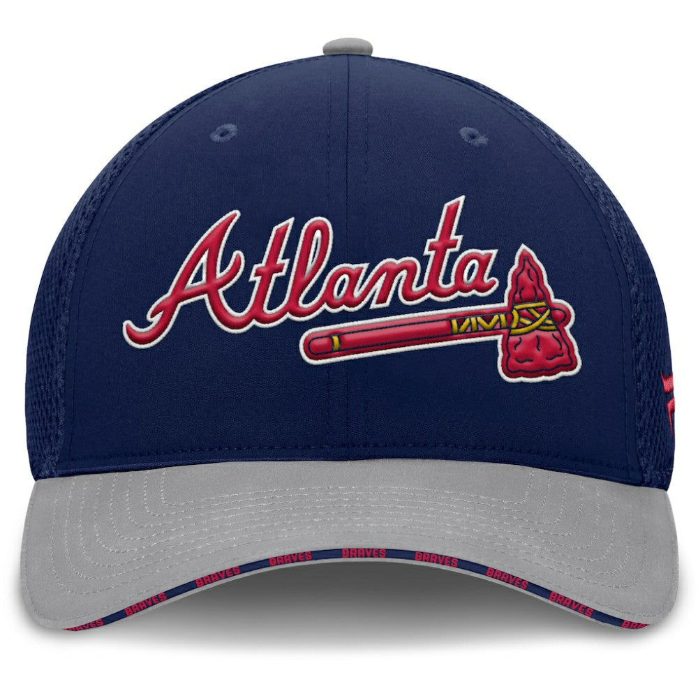 Atlanta Braves Pennant Flex Hat Navy/Gray