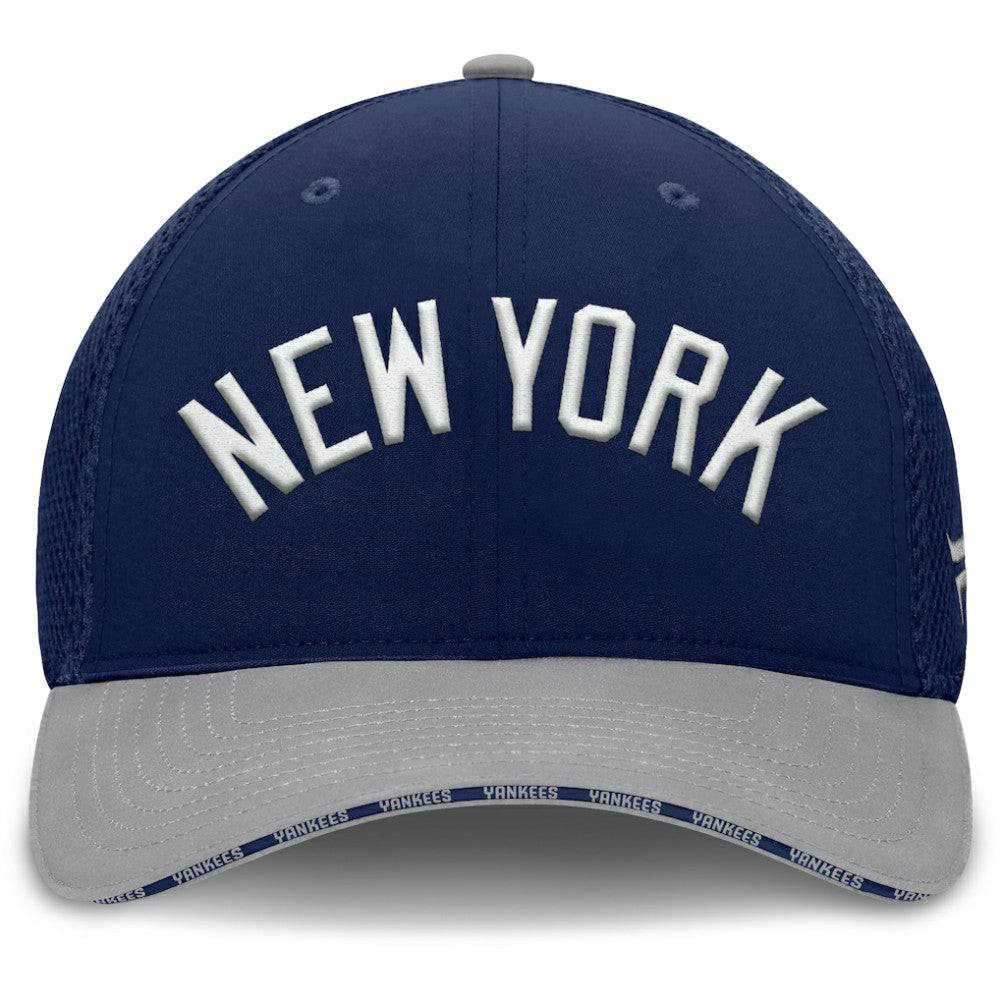 New York Yankees Pennant Flex Hat Navy/Gray