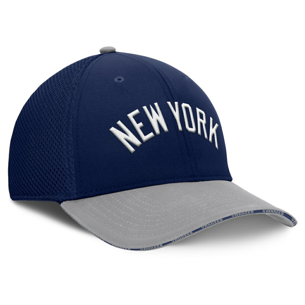 New York Yankees Pennant Flex Hat Navy/Gray