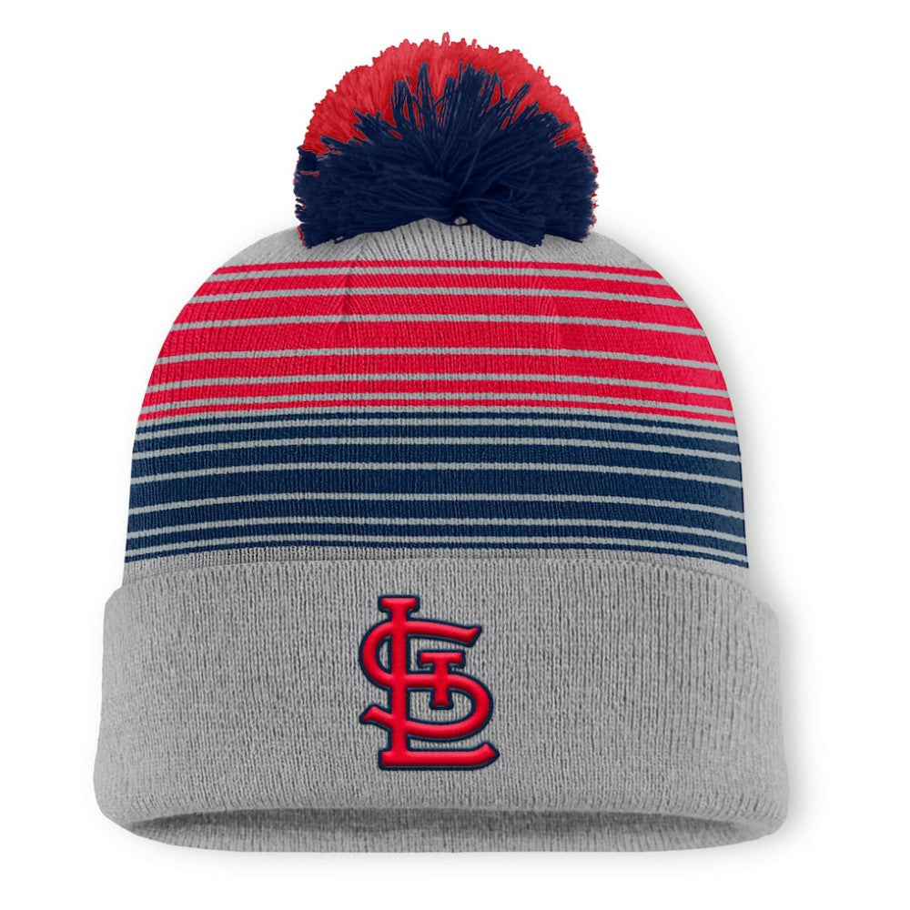 St. Louis Cardinals Balk Cuffed Knit Hat with Pom Gray