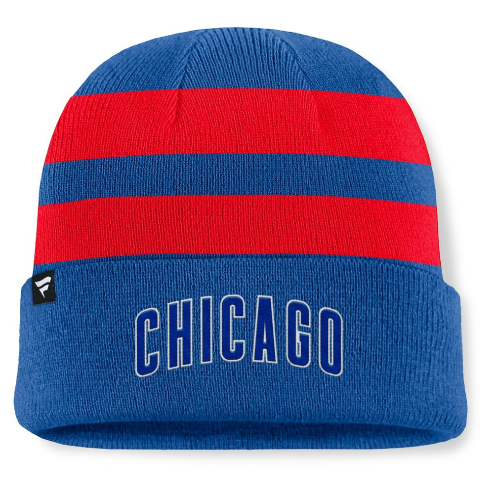 Chicago Cubs Baseline Cuffed Knit Hat Royal