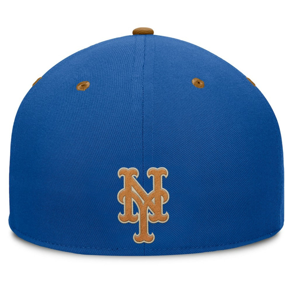 New York Mets Splinter Fitted Hat Royal/Tan