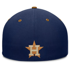 Houston Astros Splinter Fitted Hat Navy/Tan