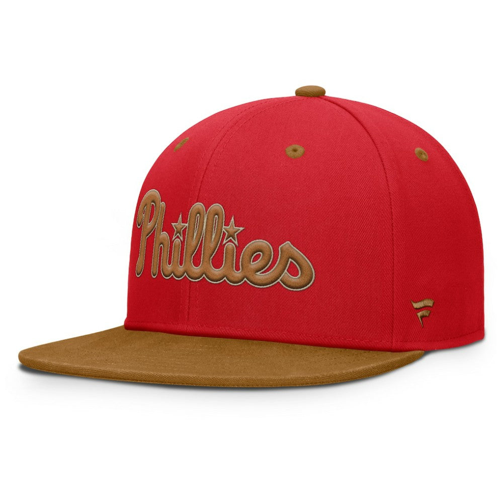 Philadelphia Phillies Splinter Fitted Hat Red/Tan