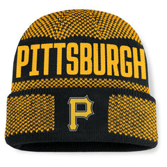 Pittsburgh Pirates Rotation Cuffed Knit Hat Black