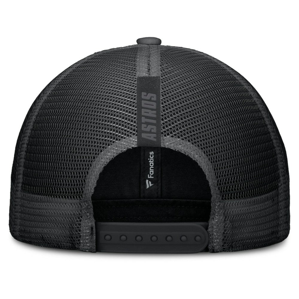 Houston Astros Launch Adjustable Trucker Hat Black