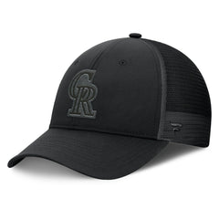 Colorado Rockies Launch Adjustable Trucker Hat Black
