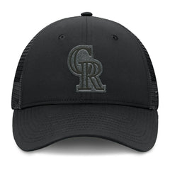 Colorado Rockies Launch Adjustable Trucker Hat Black