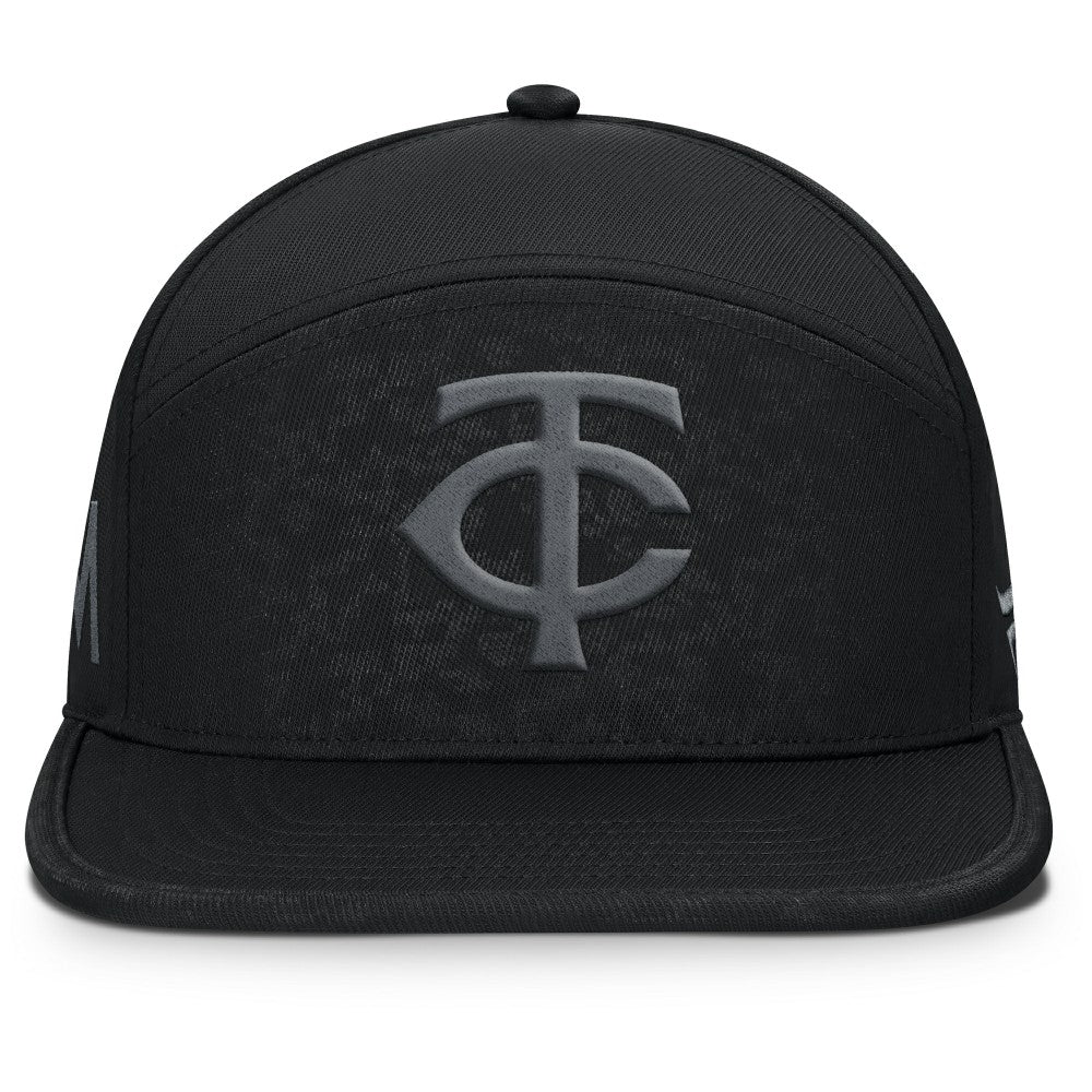 Minnesota Twins Platoon Adjustable Hat Black