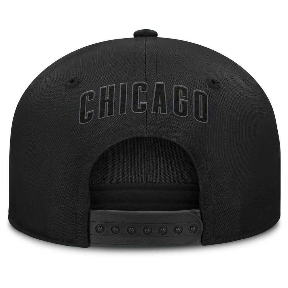 Chicago Cubs Platoon Snapback Hat Black