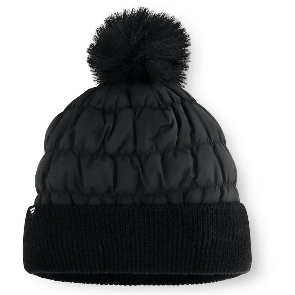 Colorado Rockies Nightcap Cuffed Knit Hat with Pom Black