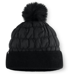 Colorado Rockies Nightcap Cuffed Knit Hat with Pom Black