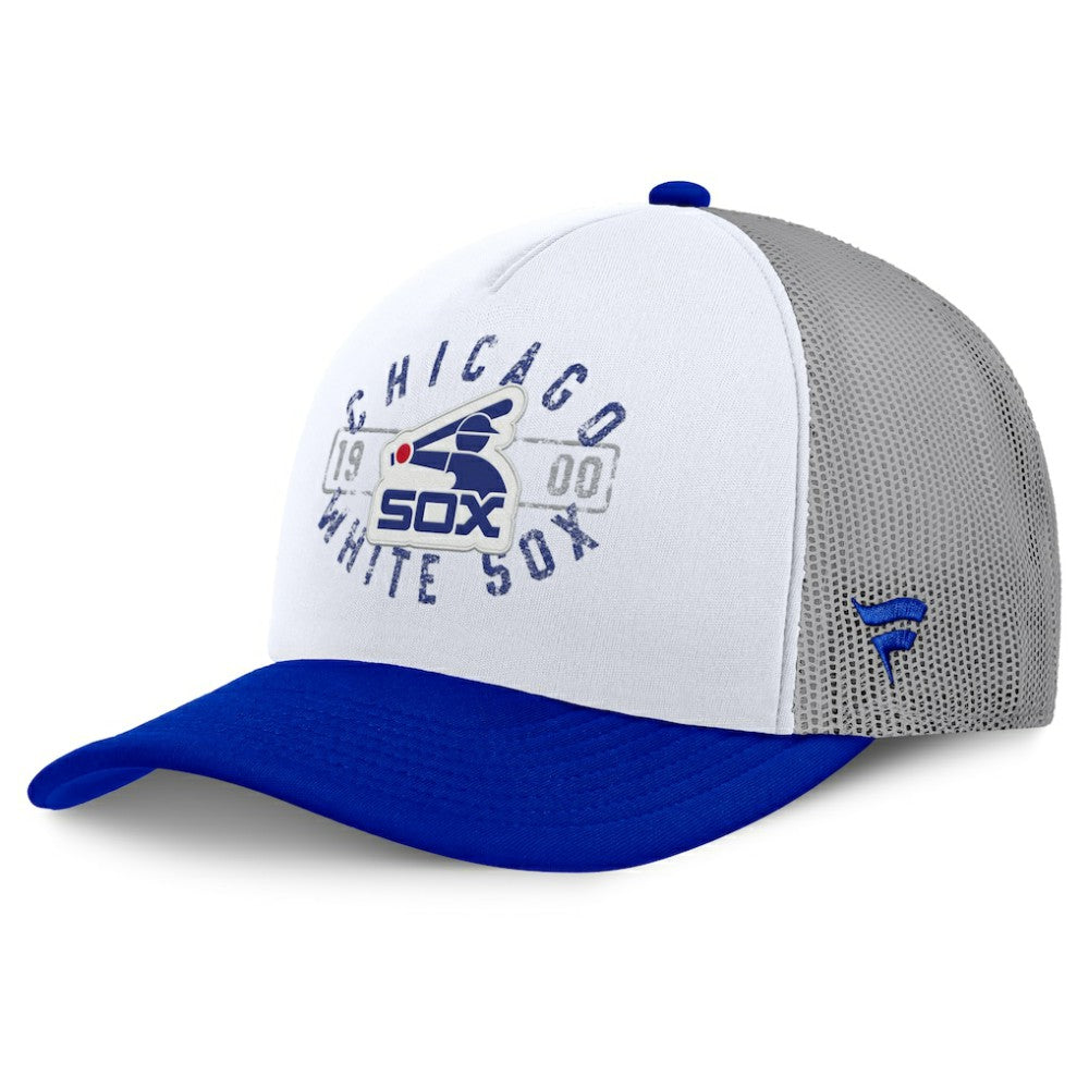 Chicago White Sox Designated A-Frame Foam Front Trucker Adjustable Hat White/Blue