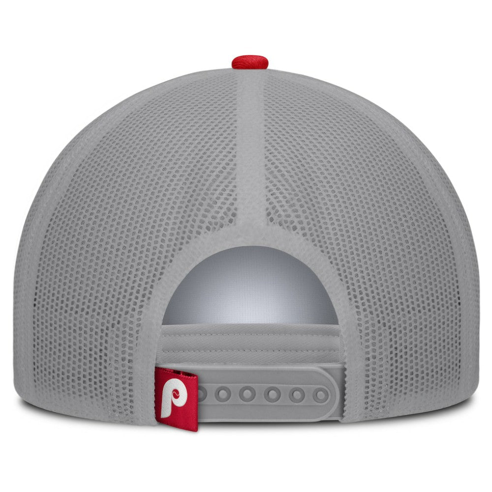 Philadelphia Phillies Designated A-Frame Foam Front Trucker Adjustable Hat White/Red