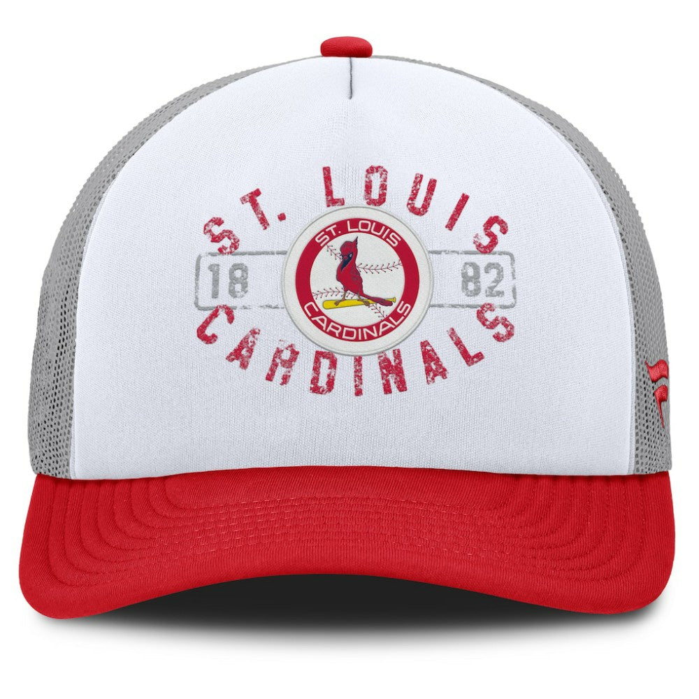 St. Louis Cardinals Designated A-Frame Foam Front Trucker Adjustable Hat White/Red